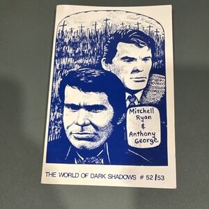 The World of Dark Shadows #52 January 1989 1st Ed Mitchell Ryan Anthony George